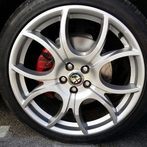 Alfo Romeo alloy wheels - after
