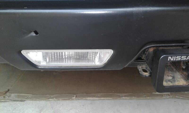Nissan Trail - hole in textured bumper